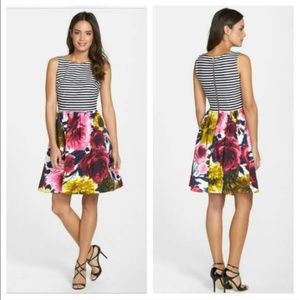 Striped Top Fit and Flare